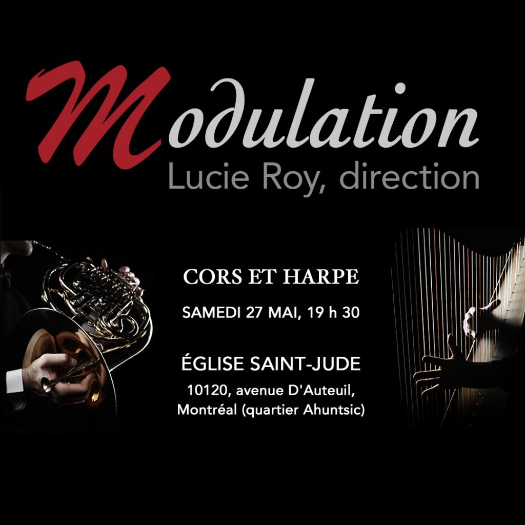 MODULATION, ensemble vocal - Concert cors et harpe